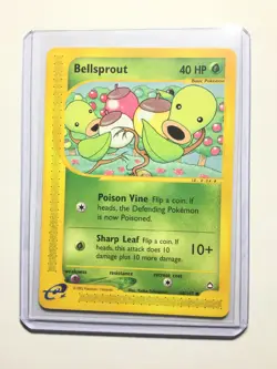 BELLSPROUT - 68/147 - Aquapolis - Common - Pokemon Card - NM - Image 1