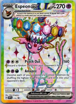 Espeon ex - 175 SVP 175 SV: Scarlet & Violet Promo Cards Promo Normal NM - Image 1