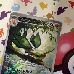 Pokemon Card Vibrava 206/191 Illustration Rare Surging Sparks NM - Image 3