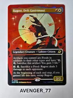 Magic MTG #0300 Ragost, Deft Gastronaut FOIL Borderless Edge of Eternities EOE - Image 1
