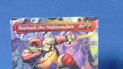 Raphael, the Nightwatcher Teenage Mutant Ninja Turtles Rare Foil Borderless NM - Image 2