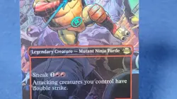 Raphael, the Nightwatcher Teenage Mutant Ninja Turtles Rare Foil Borderless NM - Image 3