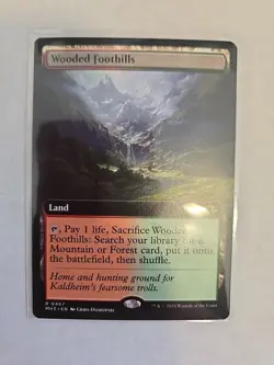 Wooded Foothills (Extended Art) Modern Horizons 3 Regular - Image 1