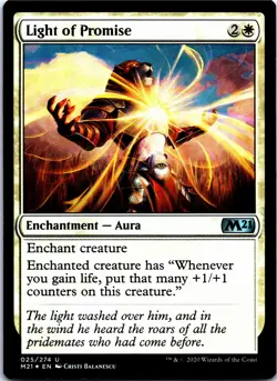 Light of Promise (25) - Foil - Core Set 2021 (M21) - NM - Image 1