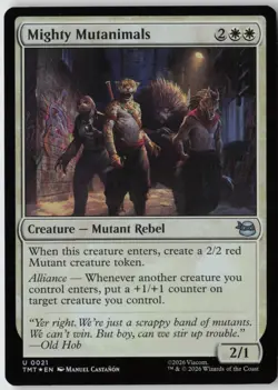 Mighty Mutanimals (21) - Foil - Teenage Mutant Ninja Turtles (TMT) - NM - Image 1