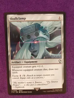 Skullclamp - FINAL FANTASY (FIC) Magic MTG NM - Image 1