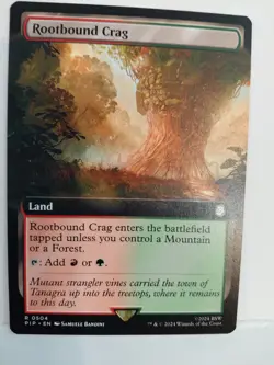 Rootbound Crag (Extended Art) Universes Beyond: Fallout Regular - Image 1