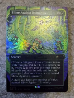 Slime Against Humanity 7078 NM Rainbow Foil SECRET LAIR (SLD) MTG - Image 1