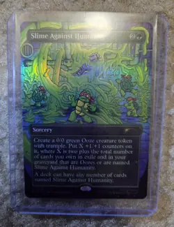 Slime Against Humanity 7078 NM Rainbow Foil SECRET LAIR (SLD) MTG - Image 3