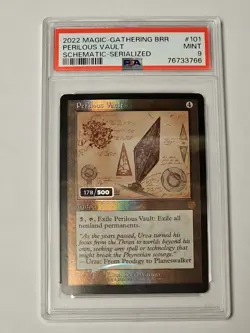 Magic MTG- Perilous Vault PSA 9 BRR #101 Serial 178/500 - Image 1