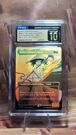 MTG Sythis, Harvest's Hand #1963 Rainbow Foil SLD Slay The Day CGC Pristine 10 - Image 1