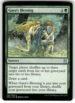 Gaea's Blessing 168 Eternal Masters Magic the Gathering MTG - Image 1