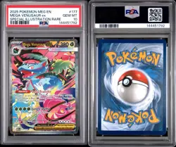 Pokemon Mega Venusaur ex 177/132 Mega Evolution Special Illustration Rare PSA 10 - Image 3