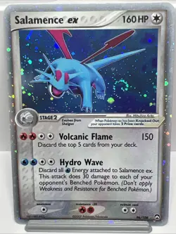 Salamence ex 96/108 EX Power Keepers Holo Pokemon Card 2007 SWIRL. NM- - Image 1