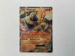 Pokemon TCG Regirock EX Ultra Rare Card 43/124 Fates Collide - Image 1