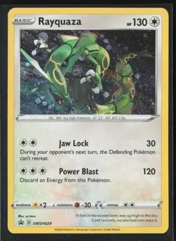 Rayquaza - Promo SWSH: Sword & Shield Promo Cards SWSH029 NM Pokemon Card Holo - Image 1