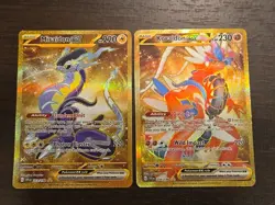 Pokemon Miraidon & Koraidon EX Scarlet & Violet 253/198 254/198 Hyper Rare NM-M - Image 1