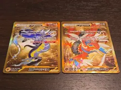Pokemon Miraidon & Koraidon EX Scarlet & Violet 253/198 254/198 Hyper Rare NM-M - Image 3