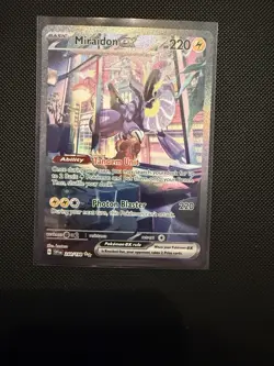 Pokemon TCG Miraidon ex 244/198 SV01 Scarlet & Violet Illustration Rare Holo - Image 1