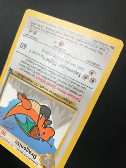Dragonite #5 Wizards of the Coast black star promo Pokemon non-holo rare card - Image 3
