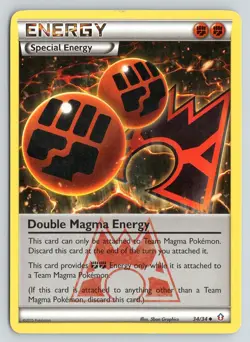 Double Magma Energy 34/34 Double Crisis Pokemon Card TCG - Image 1