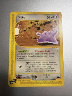 Ditto Pokemon e-Card Series Skyridge #51 2003 - Image 1