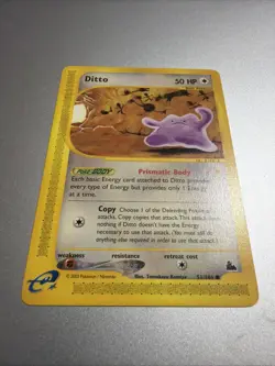 Ditto Pokemon e-Card Series Skyridge #51 2003 - Image 3