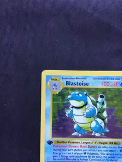 Pokemon Cards: Base Set 1st Edition Rare Holo: Blastoise 2/102 - Image 3