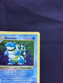 Pokemon Cards: Base Set 1st Edition Rare Holo: Blastoise 2/102 - Image 4
