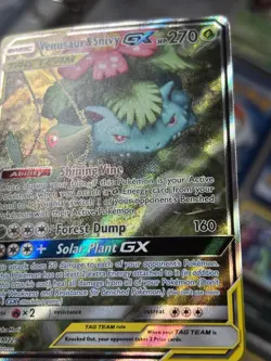 Pokemon Venusaur & Snivy GX TAG TEAM Promo Holo SM229 HP 270 Basic Card - Image 4