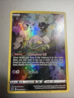 2023 Pokemon Sword & Shield Crown Zenith Galarian Gallery Mew #GG10/GG70 - Image 1