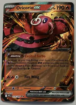 Pokemon Phantasmal Flames Oricorio ex Basic Double Rare HoloFoil #018/094 - Image 1