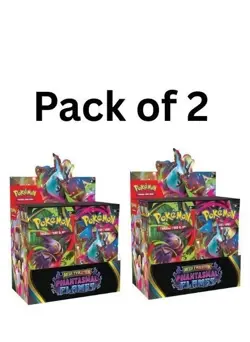 2 in 1 pokemon phantasmal flames booster box 36 packs - Image 1
