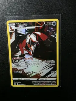 Thievul GG17/GG70 Ultra Rare Crown Zenith: Galarian Gallery Pokemon TCG NM! - Image 1