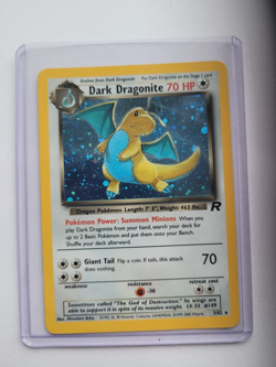 2000 Pokemon Dark Dragonite 5/82 Holo With Swirl Rare Team Rocket WOTC Vintage - Image 1