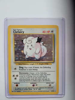 Pokemon TCG Clefairy Base Set 5/102 Holo Unlimited Holo Rare - Image 1