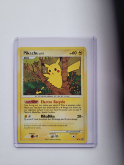 Pikachu Pokemon Diamond & Pearl Black Star Promo #DP16 2007 MP-HP - Image 1