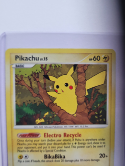 Pikachu Pokemon Diamond & Pearl Black Star Promo #DP16 2007 MP-HP - Image 3