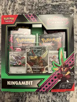Pokemon TCG Scarlet & Violet Shrouded Fable Kingambit Illustration Collection - Image 1