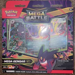 NEW Factory Sealed 2025 Pokemon Mega Battle Deck Mega Gengar ex -English -TCG - Image 1