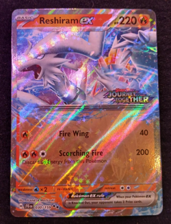 Pokemon Journey Together Reshiram ex STAMPED Promo 30/159 English NM - Image 1