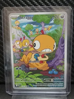 2025 Pokemon White Flare Scraggy Illustration Rare #138/086 - Image 5