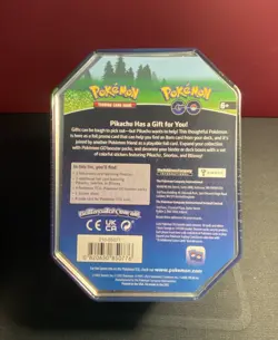 POKEMON TCG GO PIKACHU COLLECTORS TIN *BRAND NEW FACTORY SEALED* - Image 2