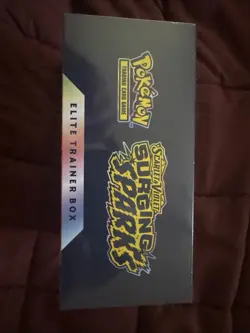 POKEMON TCG SCARLET VIOLET SURGING SPARKS ETB ELITE TRAINER BOX FACTORY SEALED - Image 2