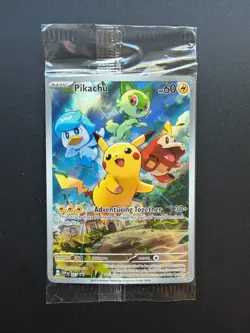 Pikachu #27 Pokemon TCG Black Star Promo Paldea Evolved - Image 1