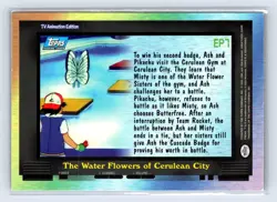 Pokemon TCG 2000 Topps TV EP 7 The Water Flowers of Cerulean City Non Holo - Image 2