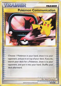 Pokemon Communication Uncommon Regular HeartGold SoulSilver 98/123 LP - Image 1