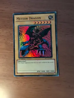 1x Yu-Gi-Oh Super Rare Meteor Dragon 1st Edition PRC1-EN001 - Image 1