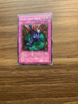 Yu-Gi-Oh! Acid Trap Hole DDS-005 Dark Duel Stories Secret Rare Konami Unlimited - Image 2