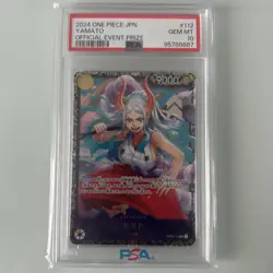PSA 10 Yamato OP04-112 SR Flagship Battle Best 8 Prize ONE PIECE Card JP #112 - Image 1